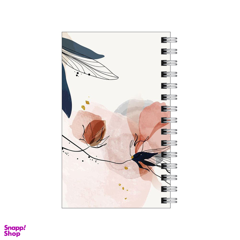 دفترچه یادداشت ۶۰ برگ مدل To Do List طرح گل کاغذی مینیمال کد 9420304