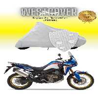 چادر موتورسیکلت خاکستری HONDA CRF1100L آفریقا دوقلوی ماجراجویی ورزشی DCT سازگار با برزنت موتور سیکلت رنگ WestCover