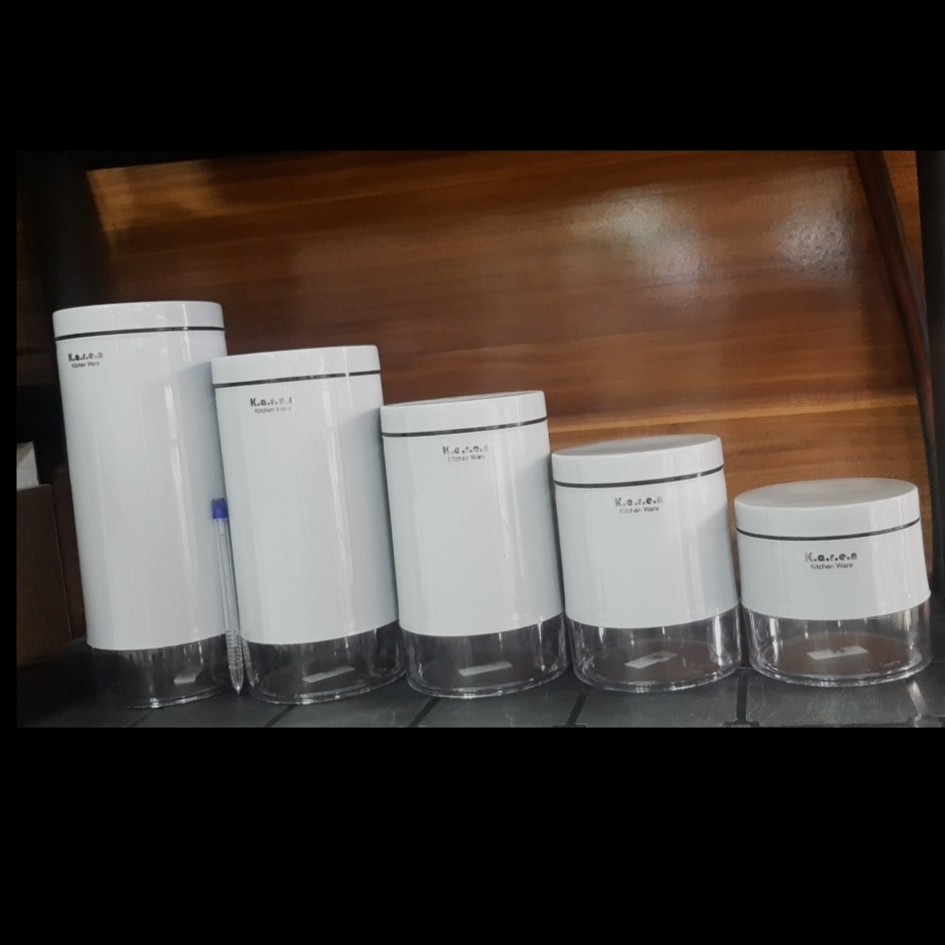 سرویس حبوبات 5عددی کارن (ارسال رایگان)در رنگهای سفید صورتی طوسی در پلاسکو هستی