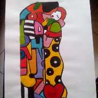 تابلو نقاشی بدونه قاب 