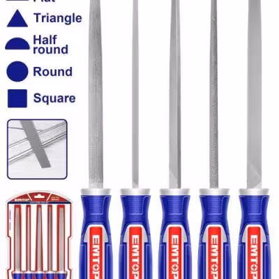 ست 5 عددی سوهان دسته دار ایمتاپ EMTOP مدل ESFSS0501