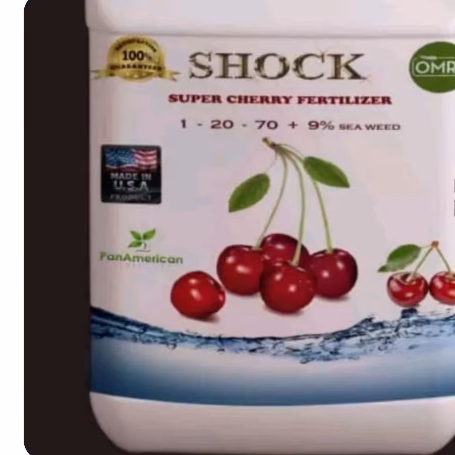 کود مخصوص گیلاس 5 لیتری شوک محصول آمریکا