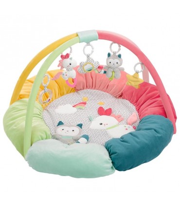 تشک بازي سه بعدی بیبی فن طرح اسب تک شاخ و گربه BabyFehn 3-D Activity Nest Aiko & Yuki