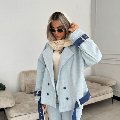 مانتو اسپرت زنانه جین