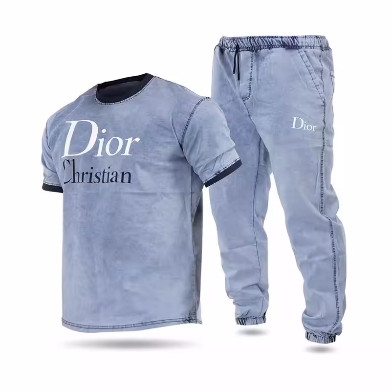 ست تیشرت و شلوار زنانه و مردانه اسپرت لی