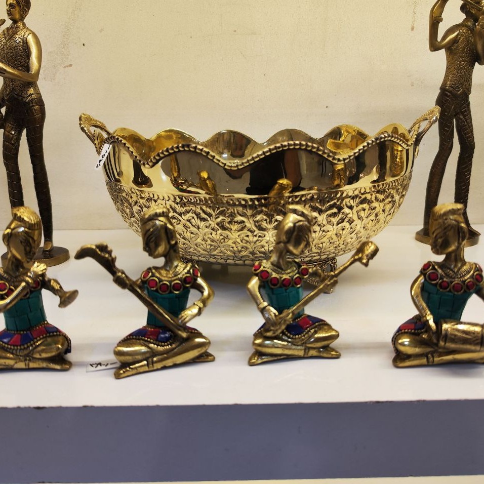 ست 4 تایی نوازنده برنجی وبرنزی هند