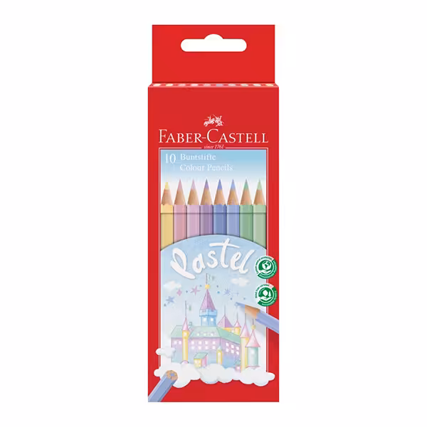 مداد رنگی 10 رنگ فابر کاستل مدل 111211
