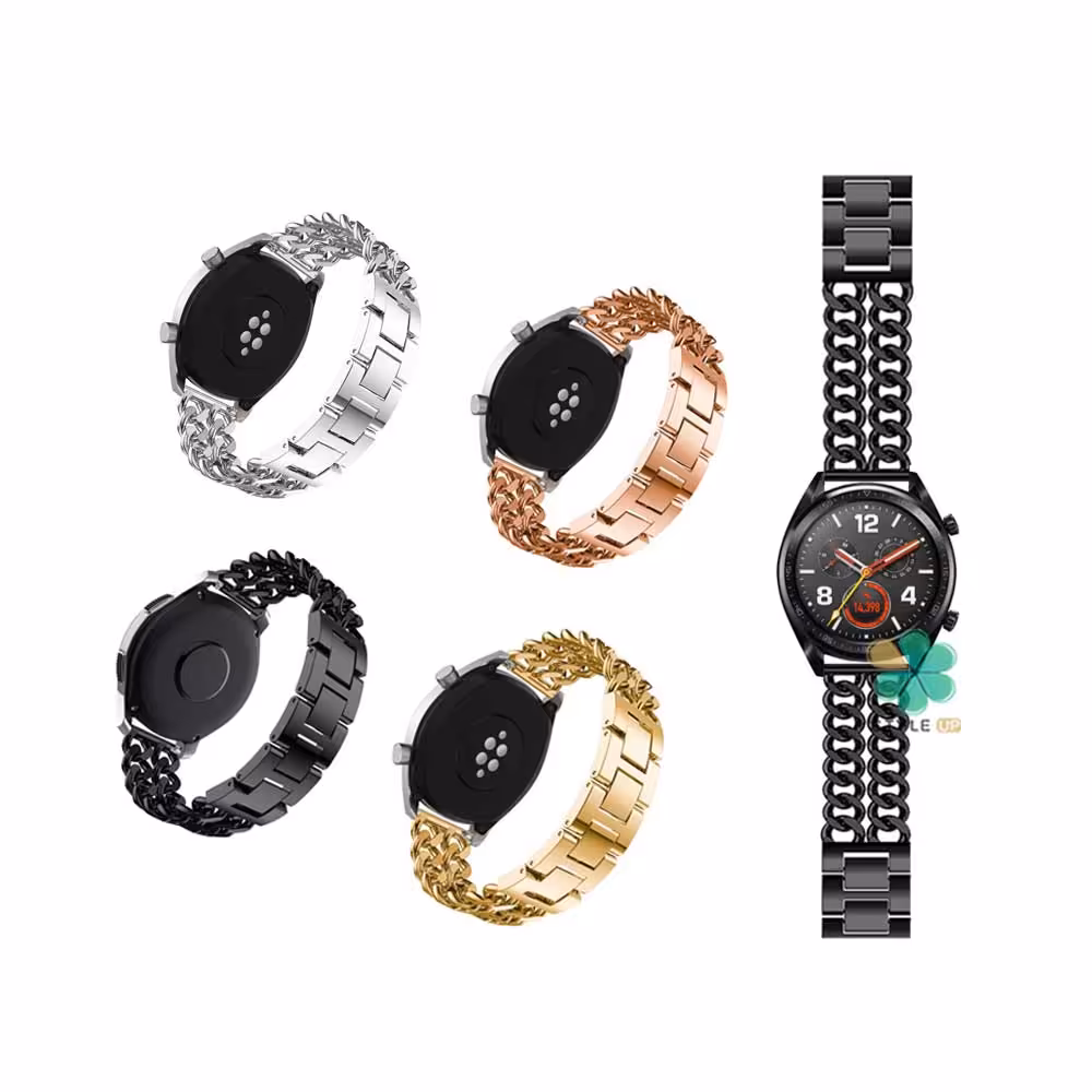 بند ساعت هوشمند هواوی Huawei Watch GT مدل استیل زنجیری