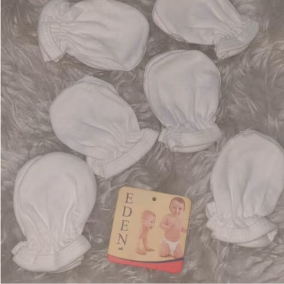 دستکش  تریکو نوزاد دو جفت