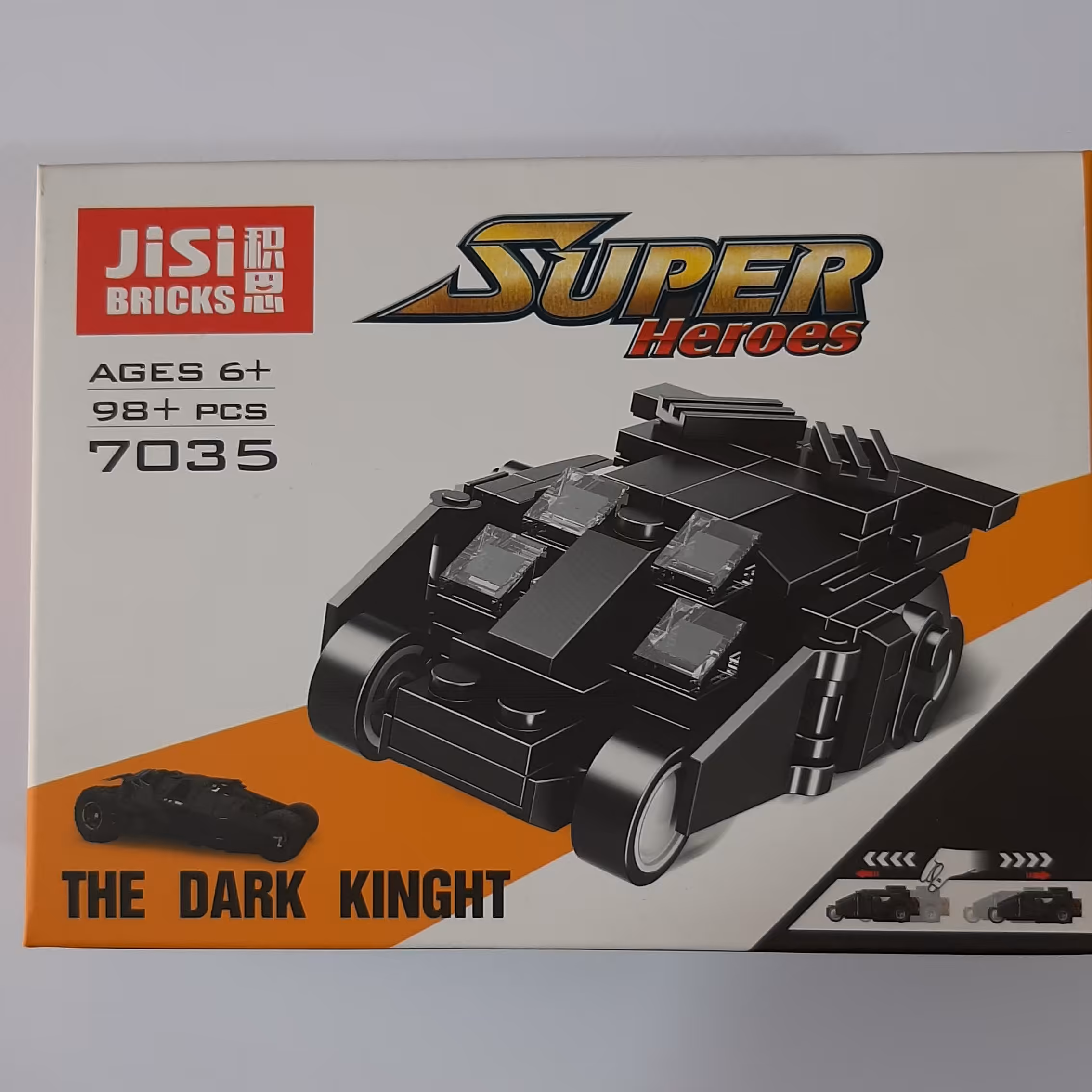 لگو سوپر هروز خارجی مدل THE DARK KNIGHT  برند JISI کد 7035