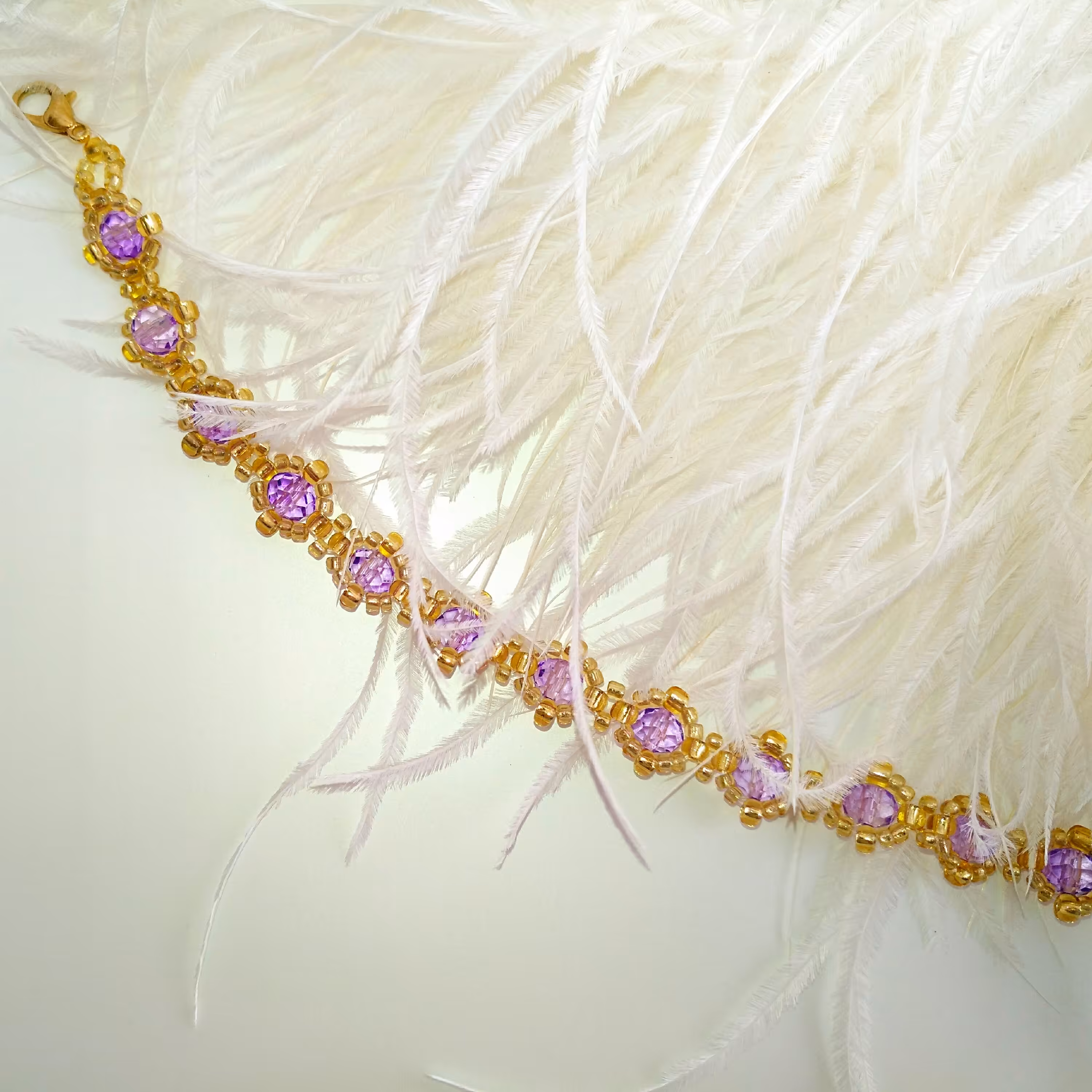 دستبند کریستال یاسی