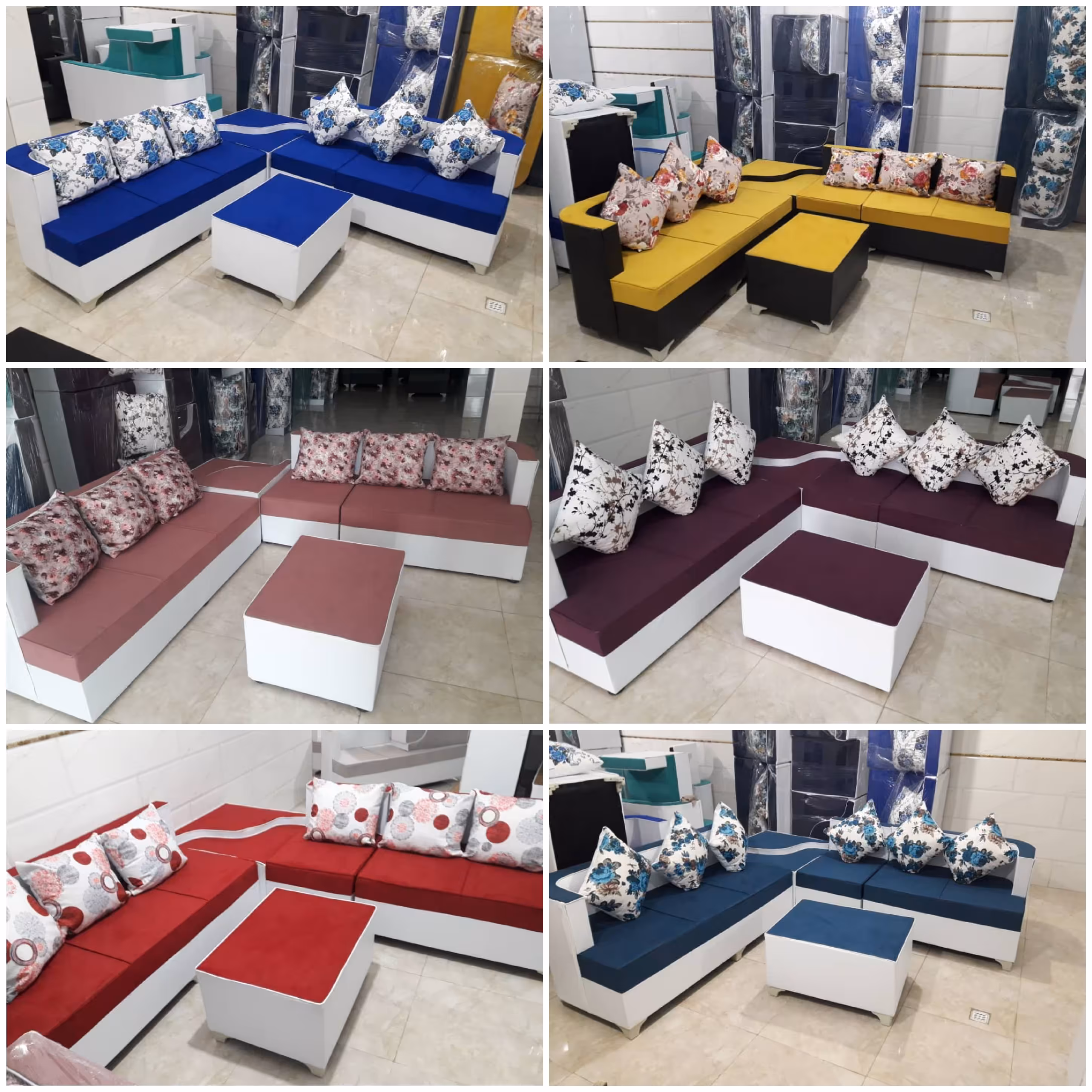 مبل راحتی ال کنج کم جا با بیش از 30 رنگ متنوع برای خانه های کوچیک