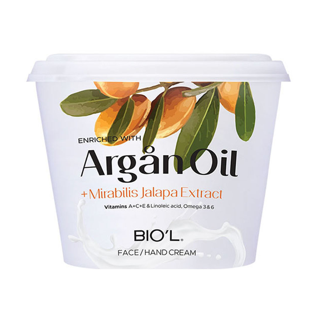 کرم دست و صورت بیول مدل آرگان حجم 250 میلی لیتر