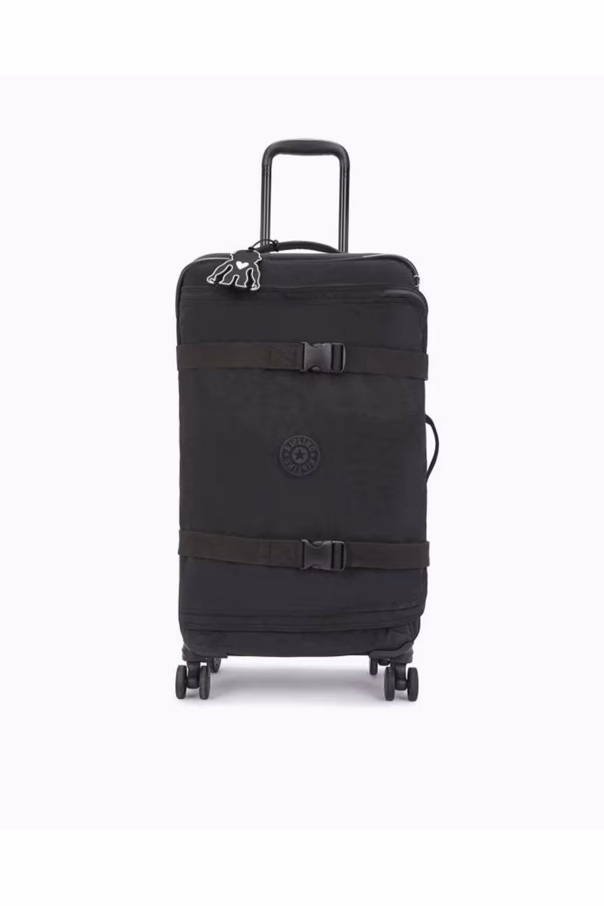 چمدان و ساک مشکی مردانه زنانه سیاه چرخ متوسط ​​خود به خودی Kipling