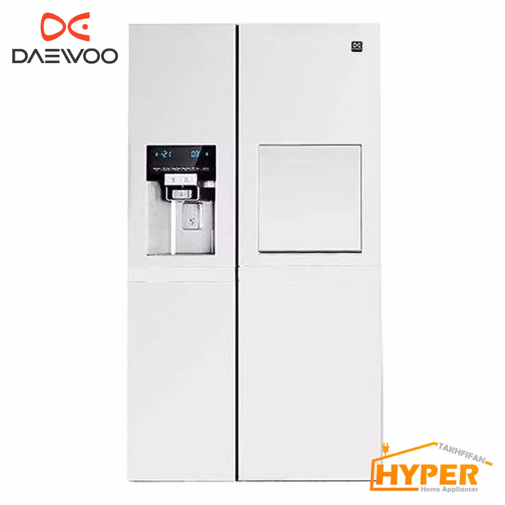یخچال فریزر ساید بای ساید دوو D2S-1033MW سفید متالیک