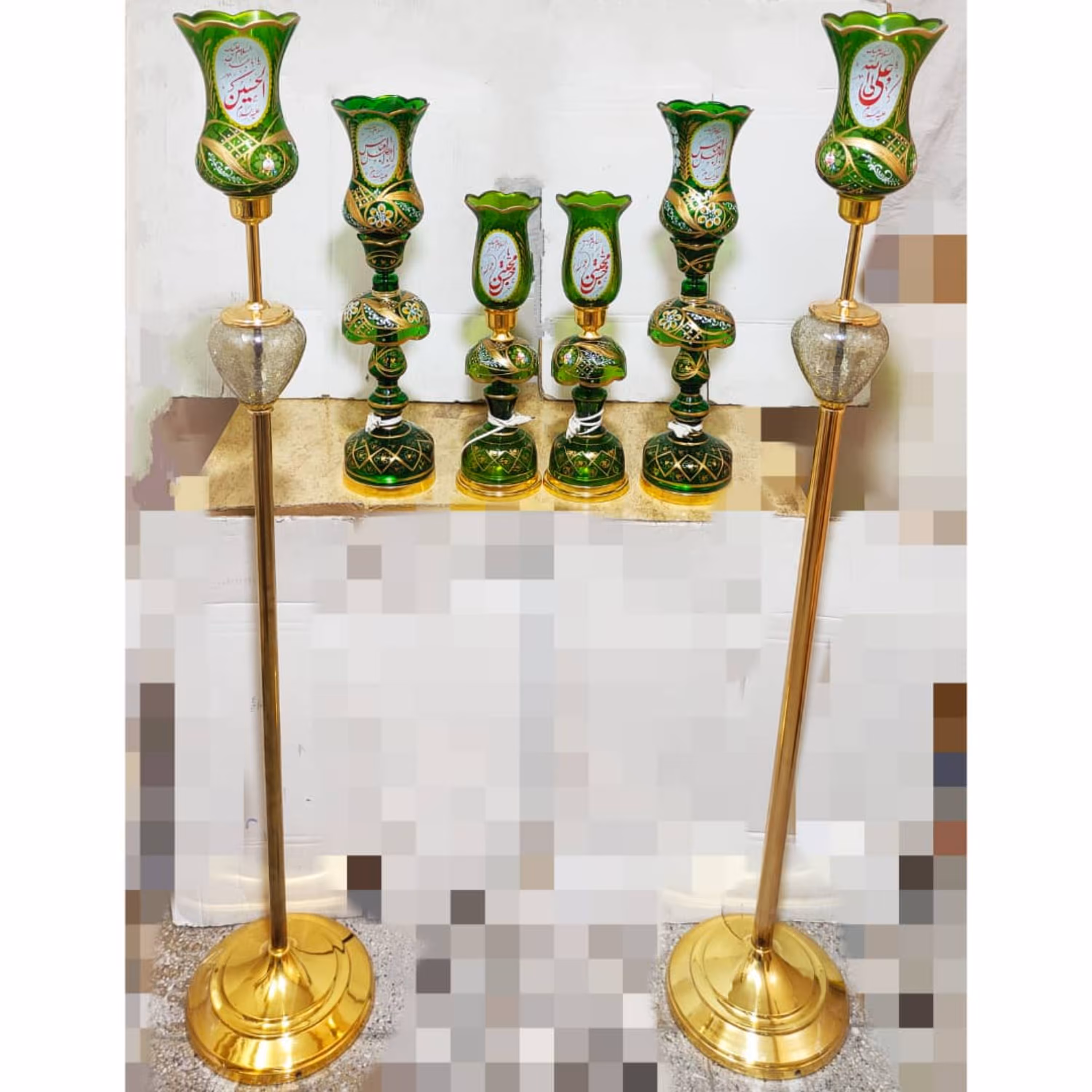 لاله شمعدان اسماء متبرکه  ارتفاع 50 سانتی متر 