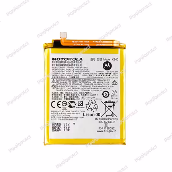 باتری اصلی گوشی موتورولا Moto E6 Play مدل KS40 | ظرفیت 3000mAh