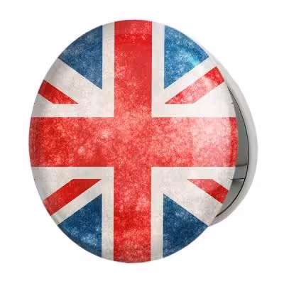 آینه جیبی خندالو طرح پرچم انگلیس مدل تاشو کد 20444