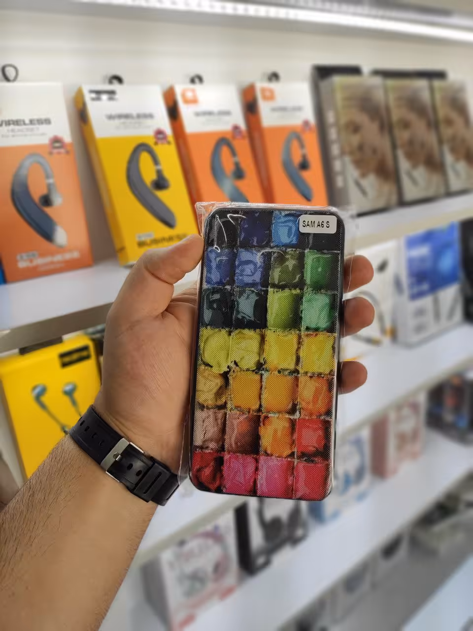 کاور طرح دار 09 مناسب برای گوشی موبایل samsung A6s