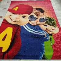 گبه طرح دار  مخصوص کودک 500 شانه و با تراکم 1000 درجه 1