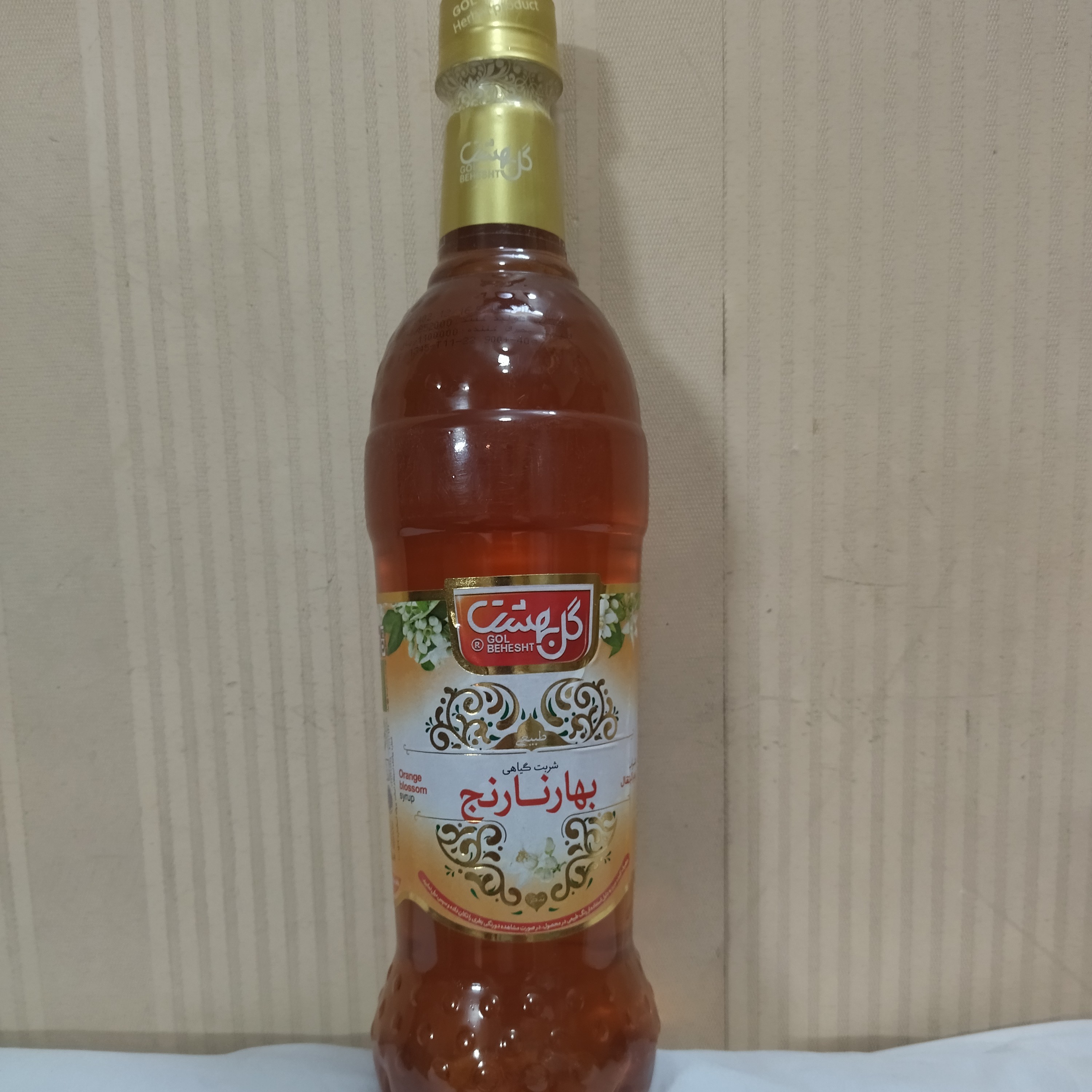 شیره شربت غلیظ بهار نارنج(غلیظ و معطر) طببعی