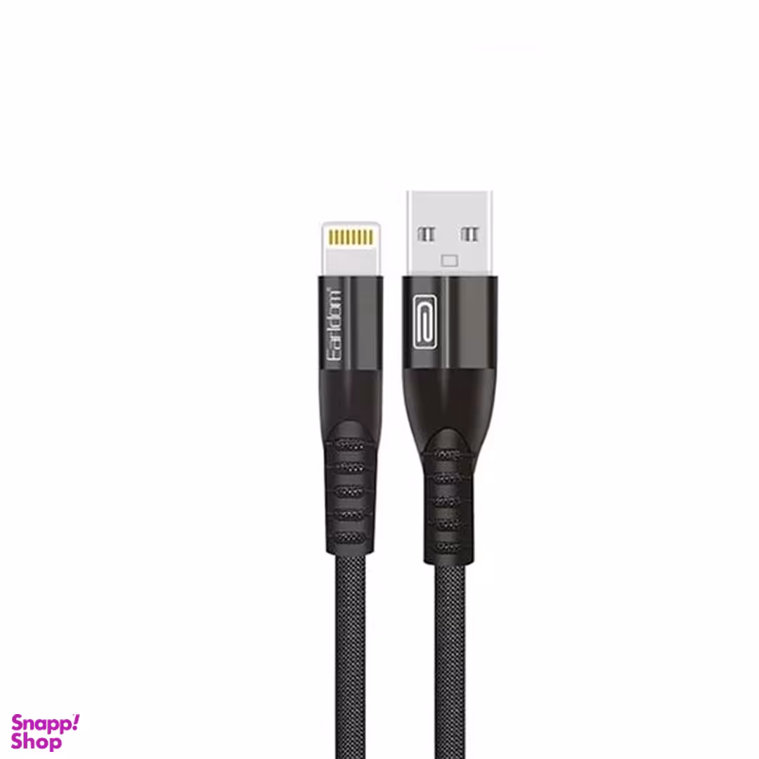 کابل تبدیل USB به Lightning ارلدوم مدل Ec-077I به طول 1 متر