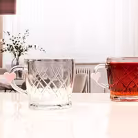 لیوان چایخوری آلوین پاپیون دار6عددی
