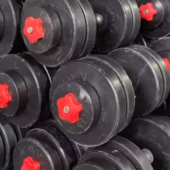 دمبل 14 کیلویی بسته دو عددی مجموعا 29 کیلوگرم