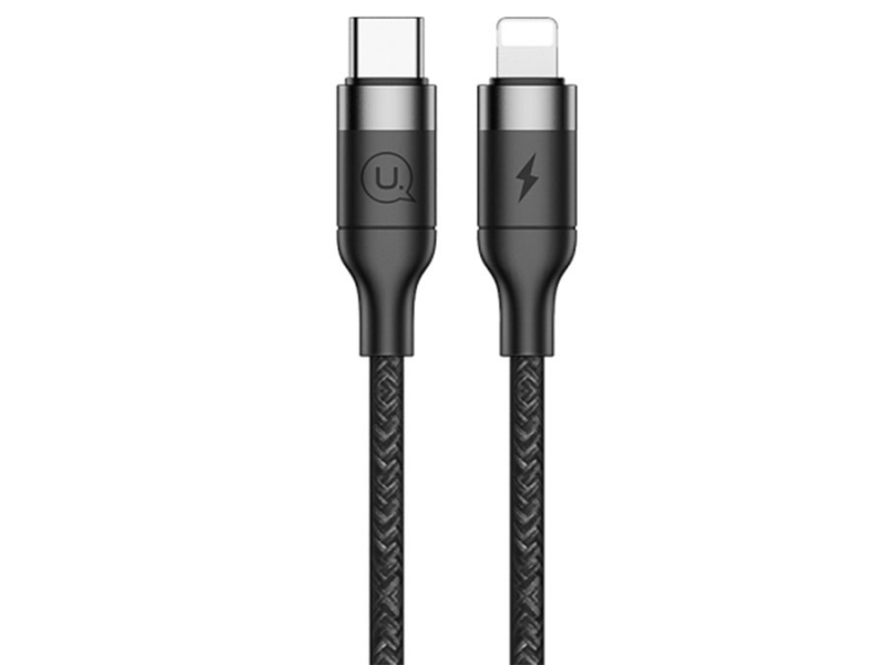 کابل سریع تایپ سی به لایتنینگ یوسامز USAMS U31 Type-C to Lightning Cable 1.2m