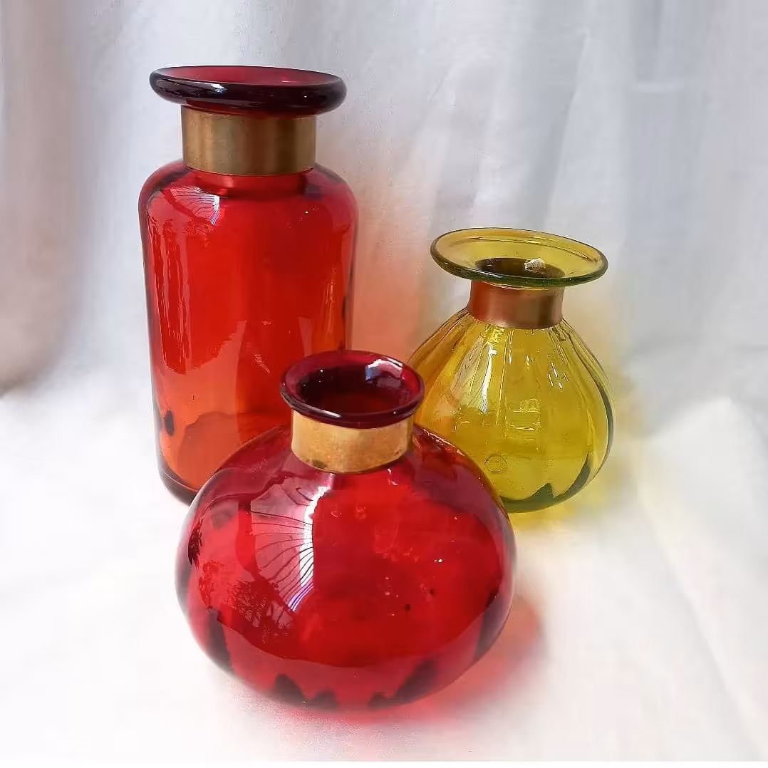 گلدان شیشه ای 