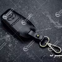 جاسوییچی چرم طبیعی گاوی مشکی مناسب تویوتا پریوس