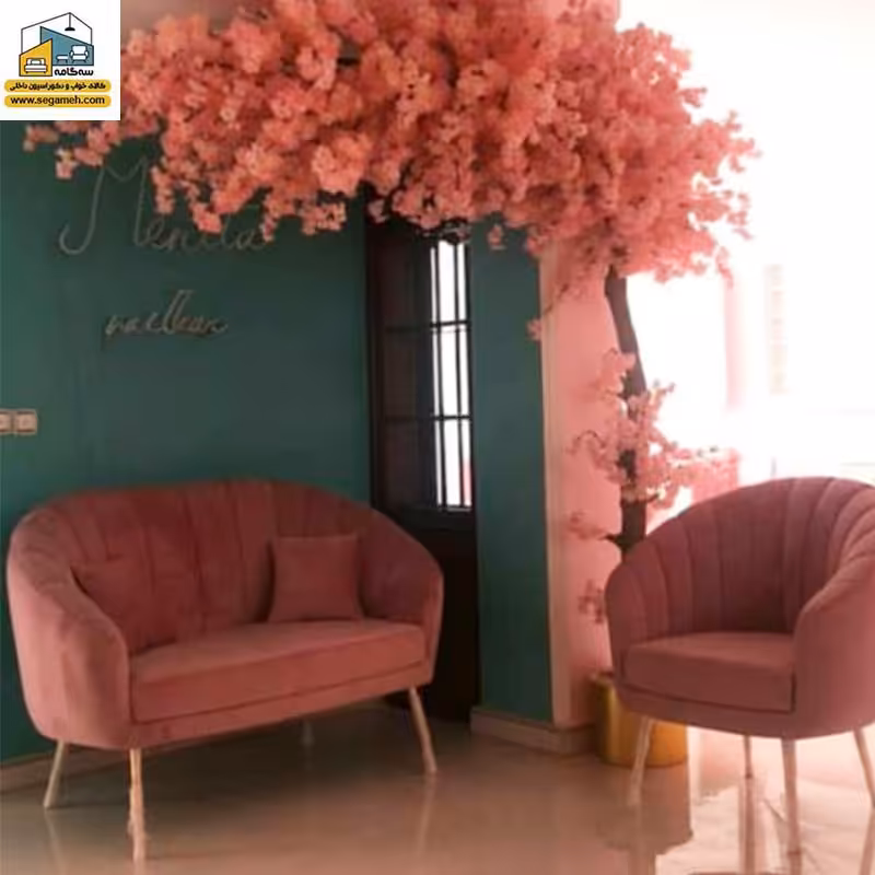 ست مبل راحتی مدل صدفی کد FRF06