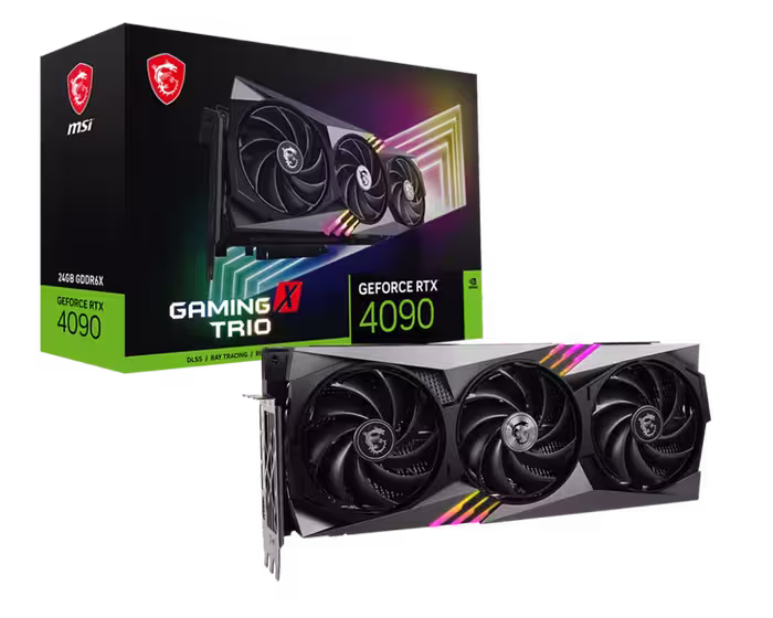 کارت گرافیک  ام اس آی مدل GeForce RTX™ 4090 GAMING X TRIO 24G حافظه 24 گیگابایت