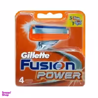 تیغ یدک ژیلت (Gillette) مدل Fusion Power بسته 4 عددی