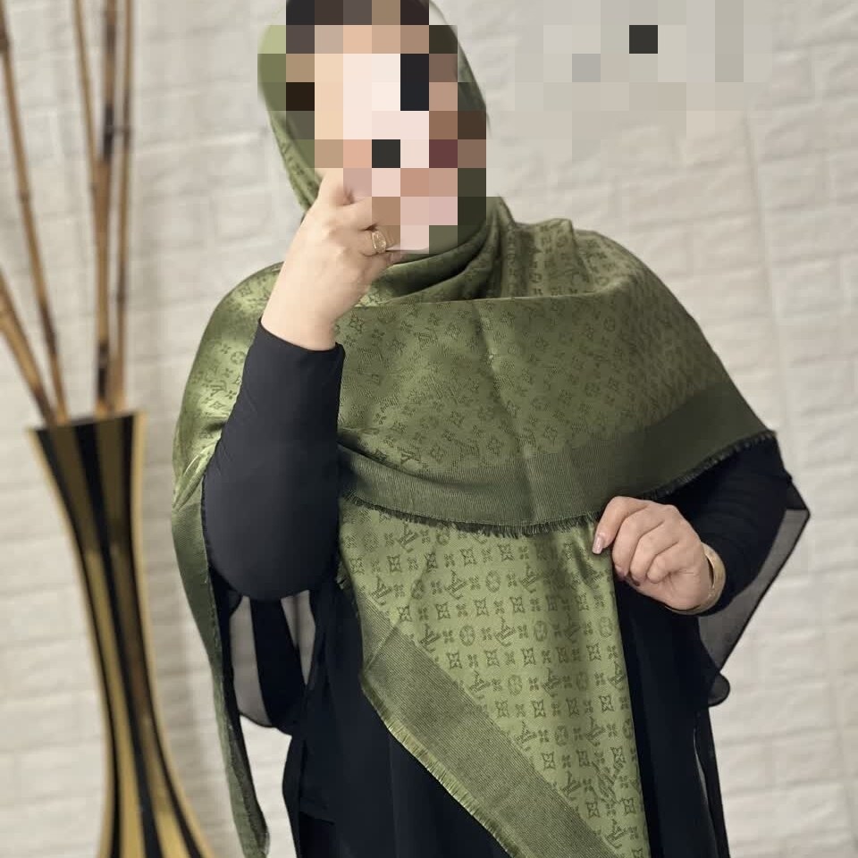 روسری ژاکارد با رنگ بندی سایز 140 باتخفیف ویژه محرم 