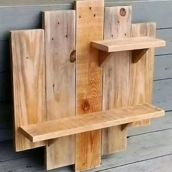 شلف چوبی دکوری مدل 20