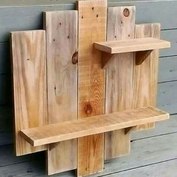 شلف چوبی دکوری مدل 20