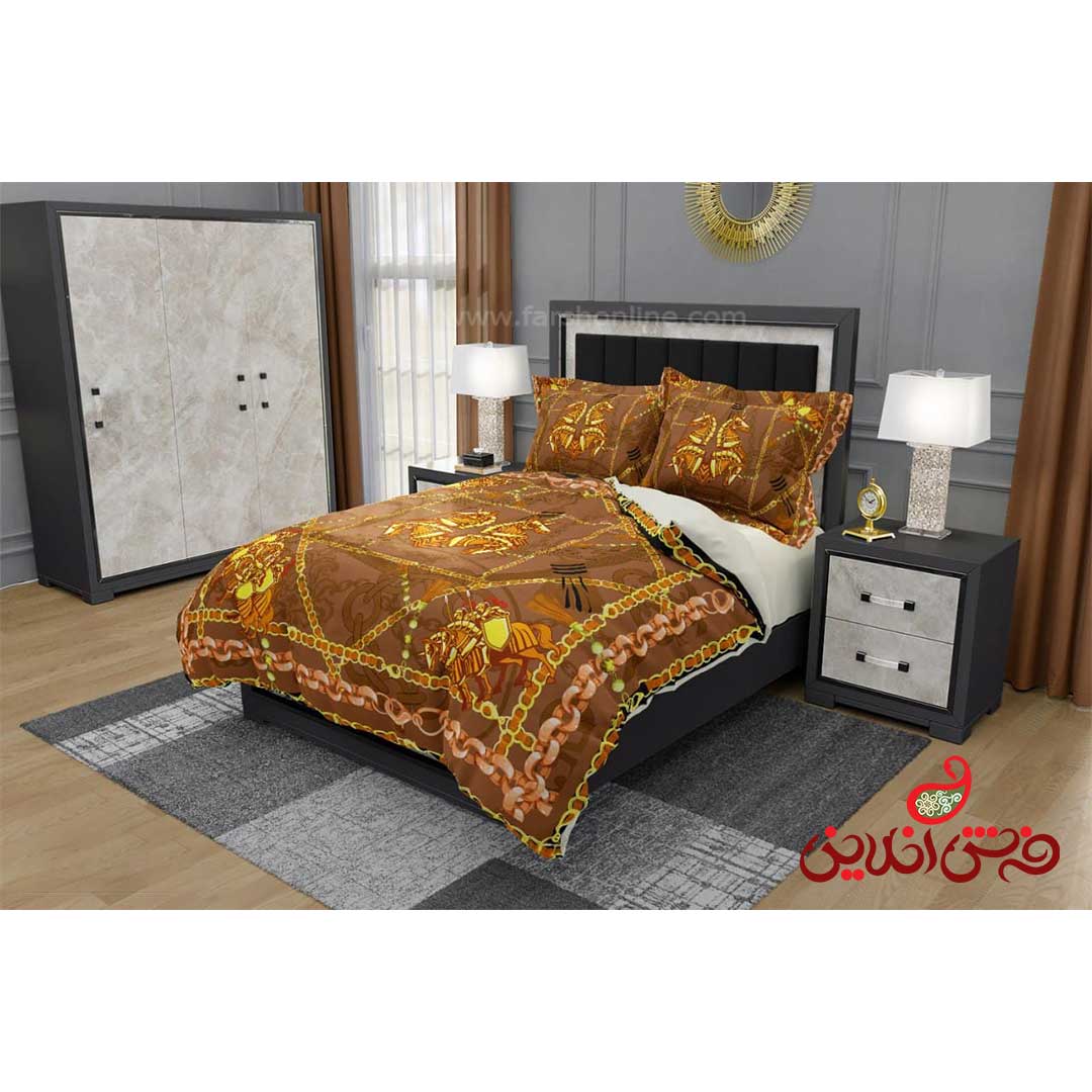 روتختی طرح گل و زنجیر کد 2936