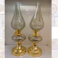 شمعدان  گردسوز شمعدان بلوری 