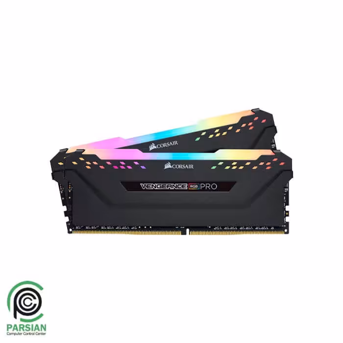 رم دسکتاپ کورسیر RAM CORSAIR DDR4 16GB(2×8GB) 4000MHz VENGEANCE RGB PRO