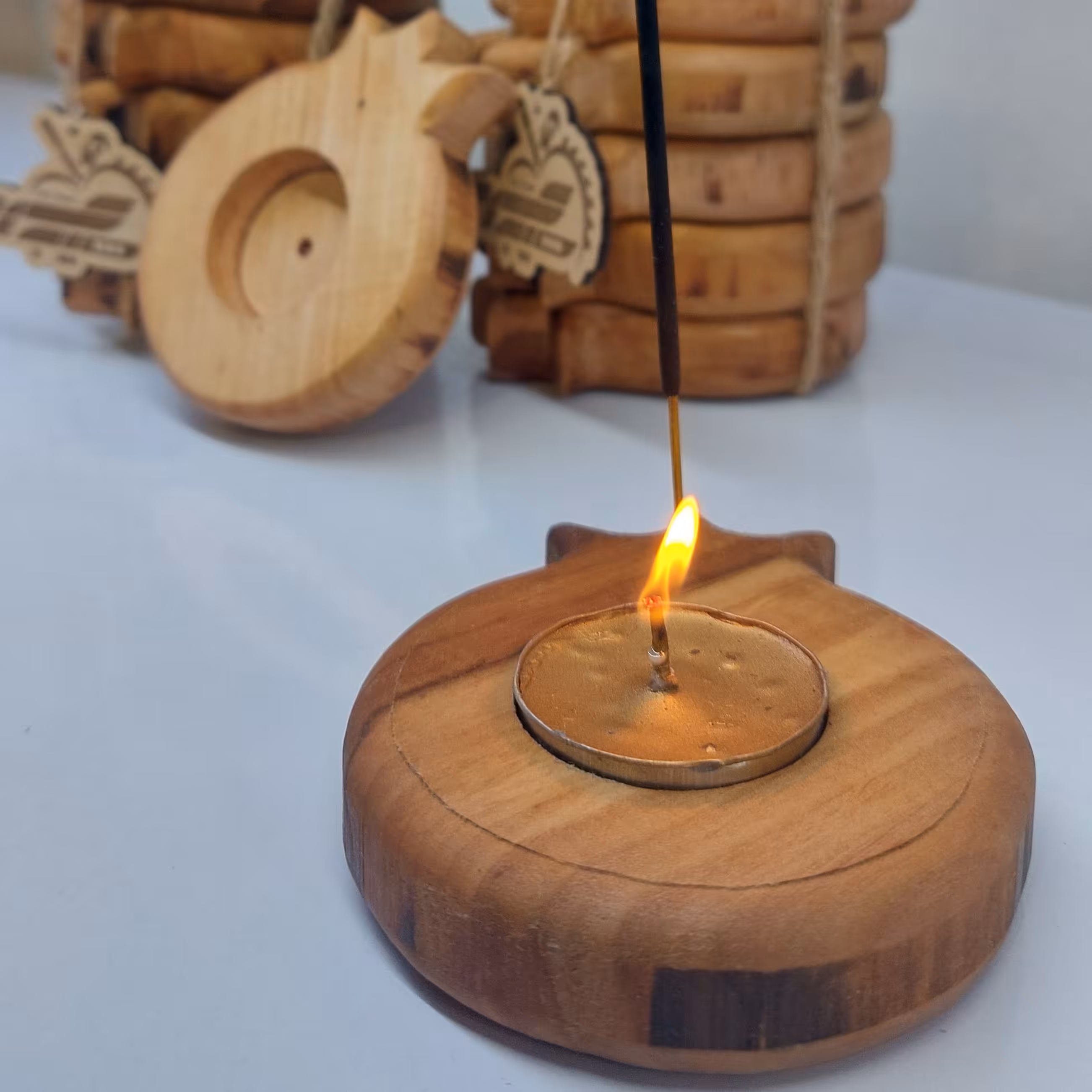 جا شمعی و جا عودی طرح انار