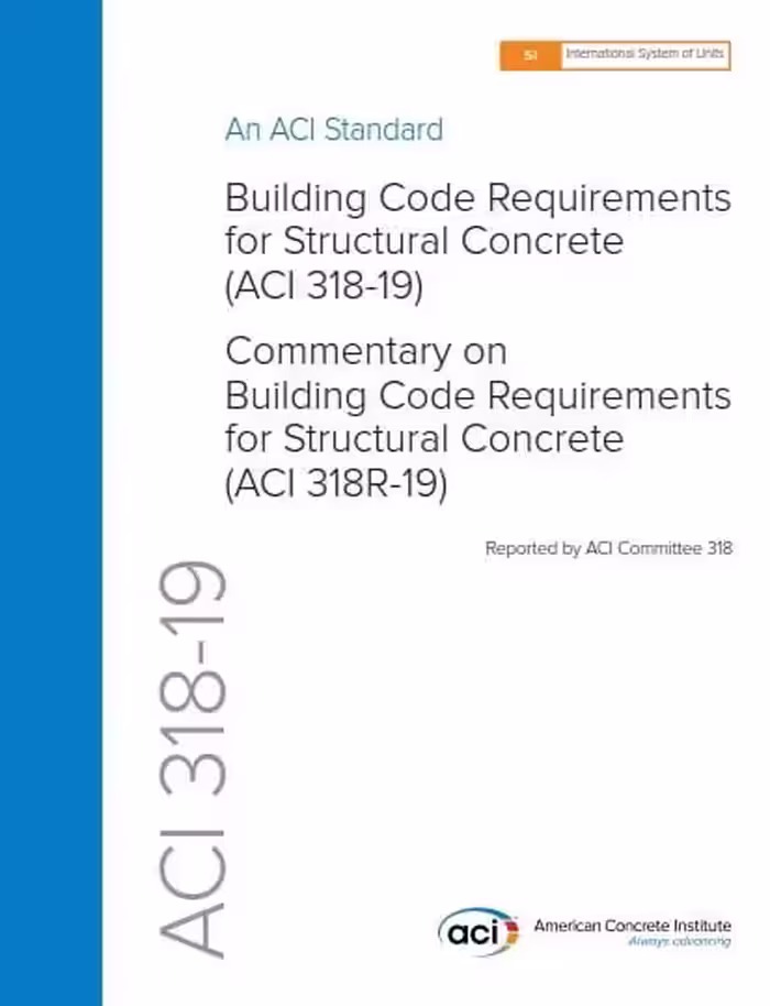 󾕇 دانلود کتاب ACI 318-19 SI Units - Building Code Requirements for Structural Concrete and Commentary, 2019 - دانلود کتاب های دانشگاهی