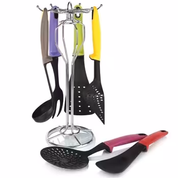 سرویس کفگیر و ملاقه پایه دار زیباسازان