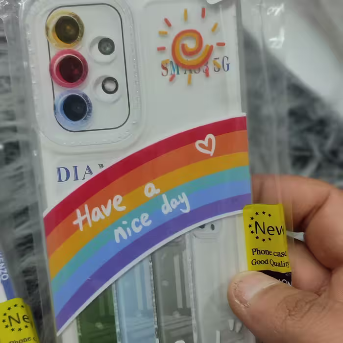 گارد کپسولی طرح رنگین کمان SAMSUNG A33