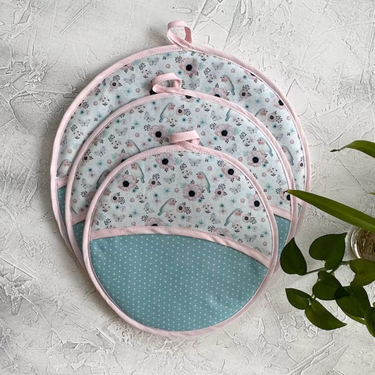 دمکنی مخمل نسوز پشت هلال مدل یگانه طرح 60