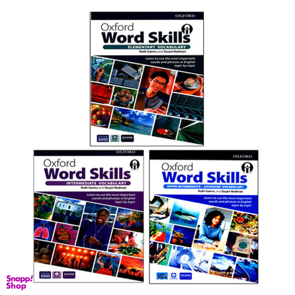 کتاب Oxford Word Skills Second Edition اثر Ruth Gairns And Stuart Redman انتشارات الوندپویان سه جلدی