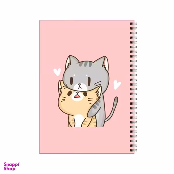 دفتر مشق 80 برگ بامبیلیپ طرح گربه های عاشق کد 9710599