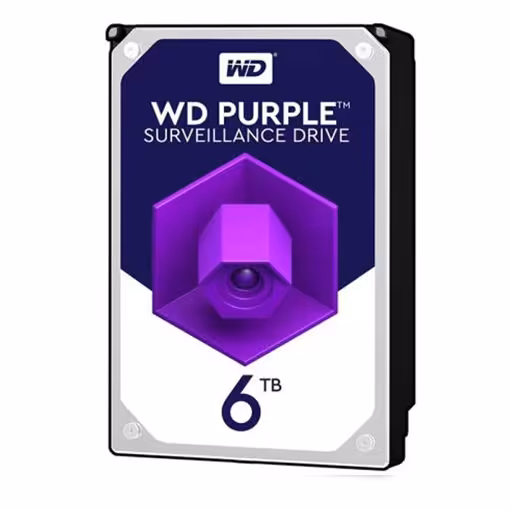 هارددیسک اینترنال وسترن دیجیتال مدل Purple WD60PURZ ظرفیت 6 ترابایت
