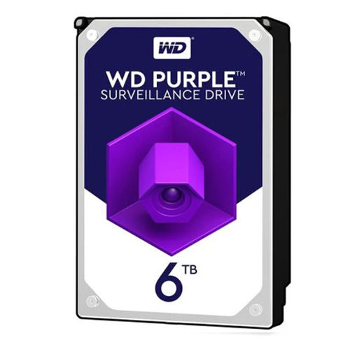 هارددیسک اینترنال وسترن دیجیتال مدل Purple WD60PURZ ظرفیت 6 ترابایت