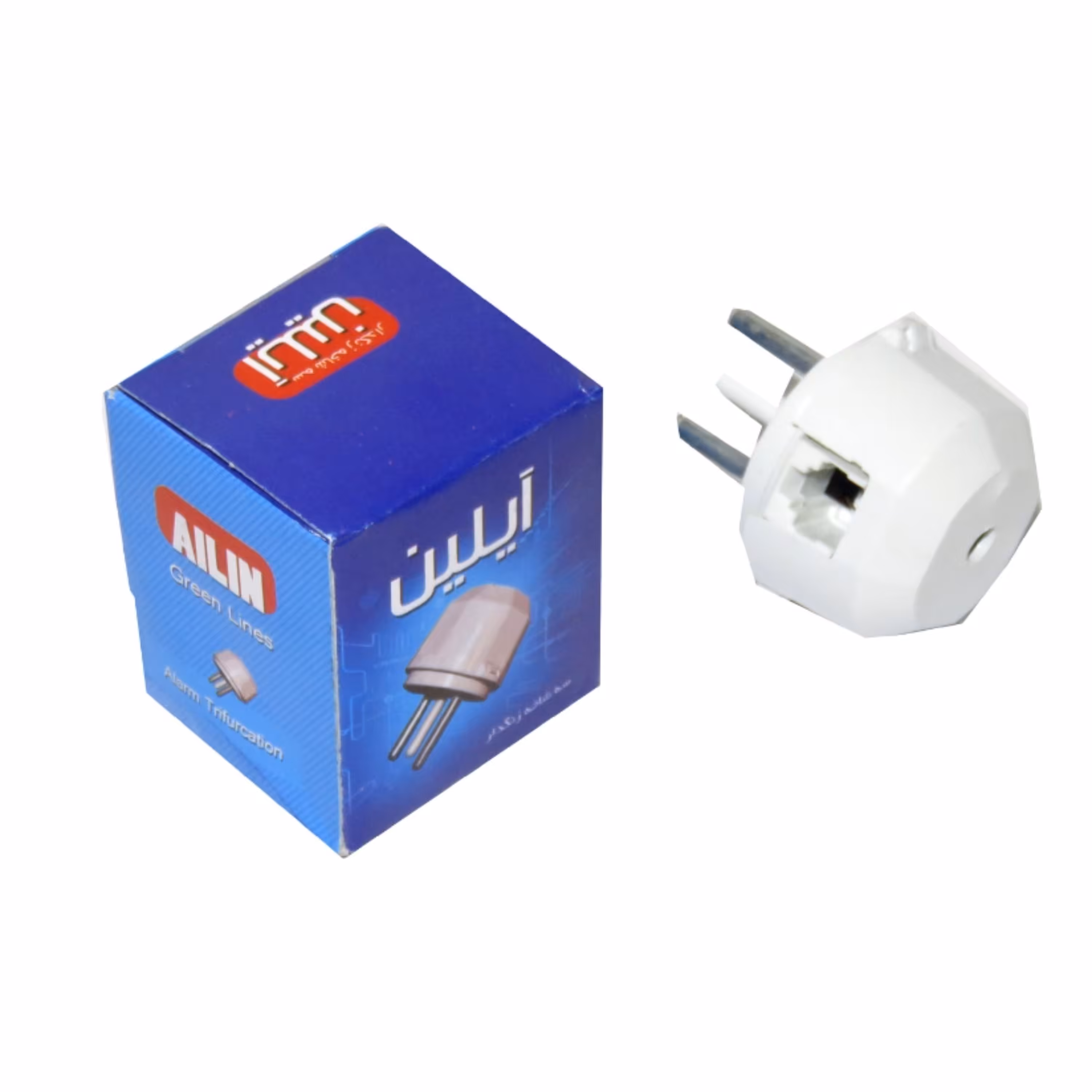 دو شاخه زنگ دار  تلفن